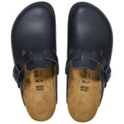Sabot uomo Birkenstock Boston Pro nero in pelle 1025979 Birkenstock