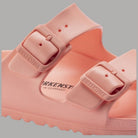 Birkenstock Ciabatte Arizona Eva donna Narrow Fit rosa con due cinturini regolabili, dettaglio logo leggeri ammortizzanti