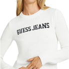 Guess Jeans pullover panna W4BR10 Z3HM1 G293 Maglieria Guess Jeans