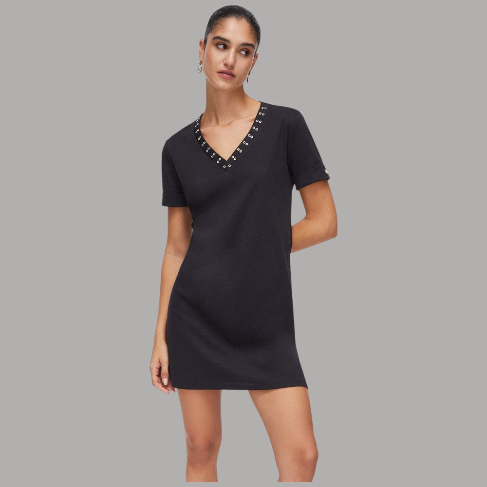 Liu Jo vestito corto con occhielli decorativi TA6296J3855 - Prodotti di Classe
