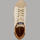 BLAUER Sneakers Uomo in Pelle e Suede Bianche con Suola Ambra - Prodotti di Classe