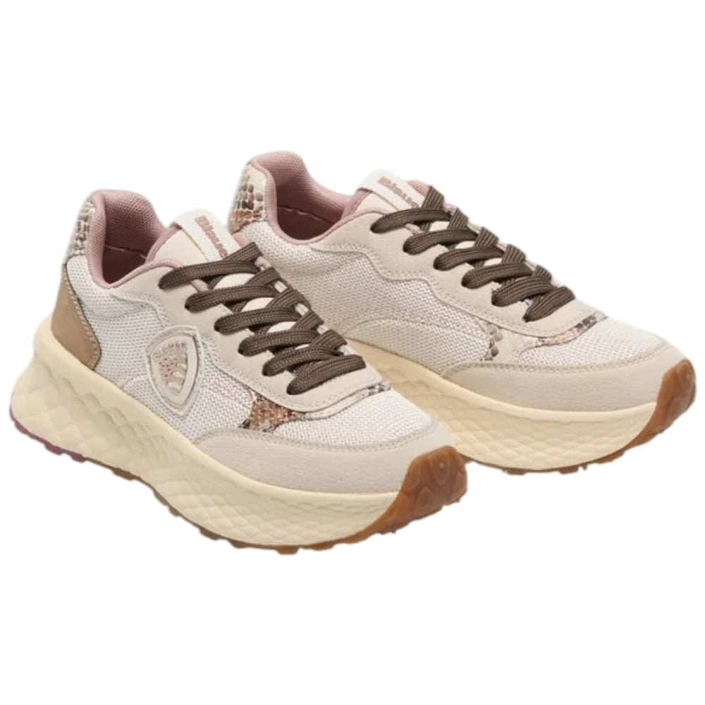 BLAUER sneakers da donna CREAM/BROWN art. F5LYNN01/PYT Sneakers Blauer