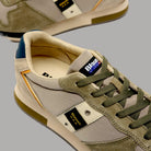 BLAUER sneakers uomo QUEENS01 in nabuk e nylon, comfort leggero - Prodotti di Classe