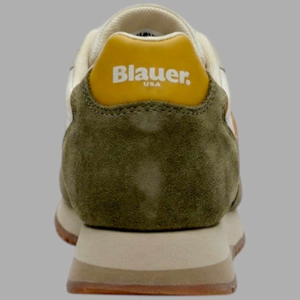BLAUER sneakers uomo QUEENS01 in nabuk e nylon, comfort leggero - Prodotti di Classe