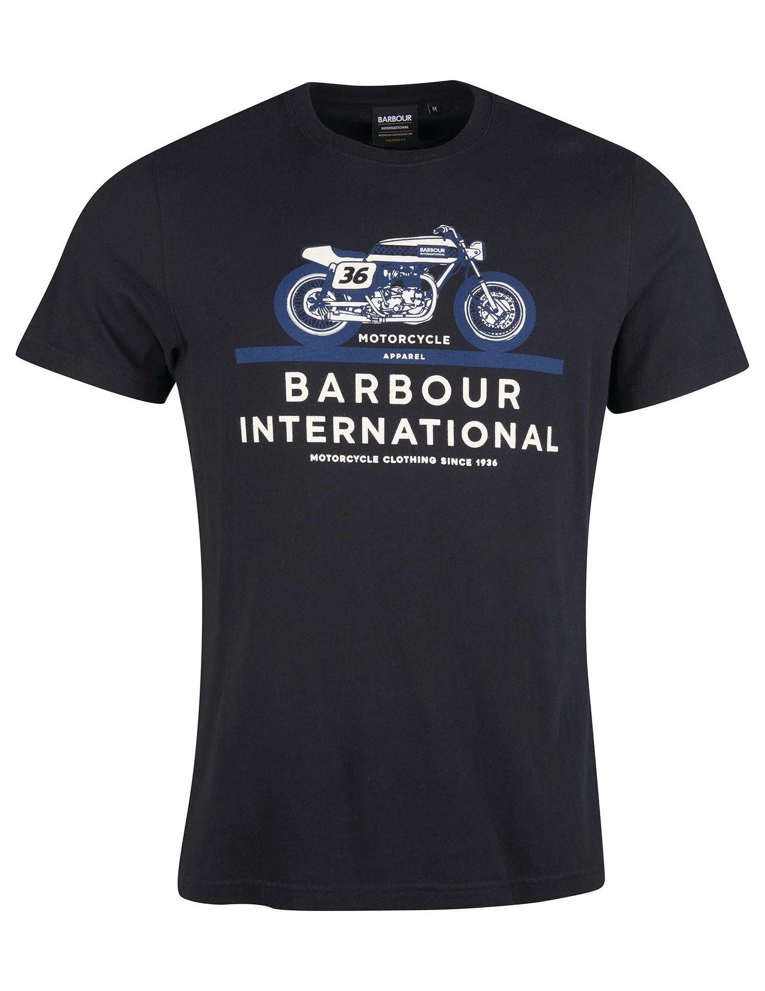 Barbour Internationa t-shirt nera Insignia - Prodotti di Classe