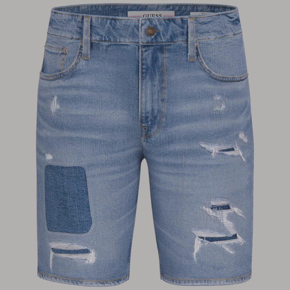 Guess bermuda in jeans con toppa M6GDV2D0862 - Prodotti di Classe