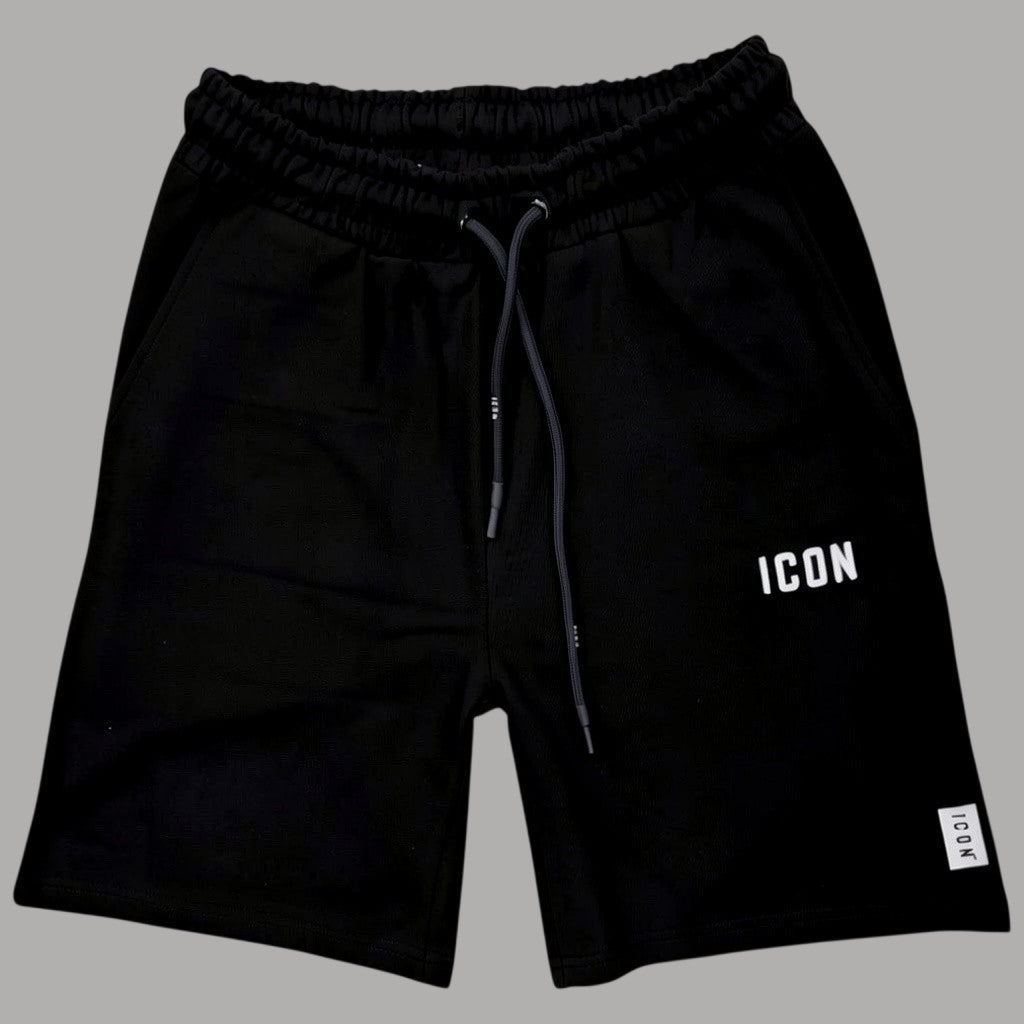 ICON bermuda in felpa con ricamo IUPREB001 - Prodotti di Classe