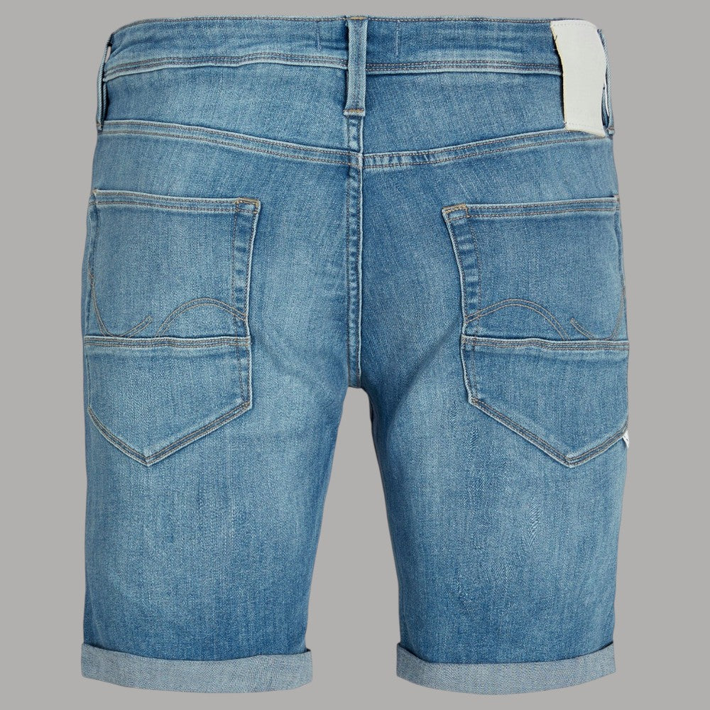 Bermuda in Denim Jack Jones con Effetto Vintage e Rotture - Prodotti di Classe