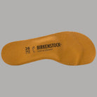 Plantare comfort Birkenstock Birko Tex marrone, vista inferiore con etichetta