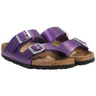 Birkenstock ciabatta Arizona hiny lizard acai, Birko Flor Embossed 1027765 Ciabatte Birkenstock