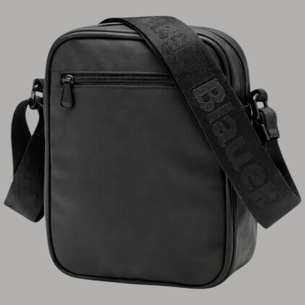 Blauer Borsello Uomo Tracolla Gommato con Doppia Zip 20x18x5 cm - Prodotti di Classe