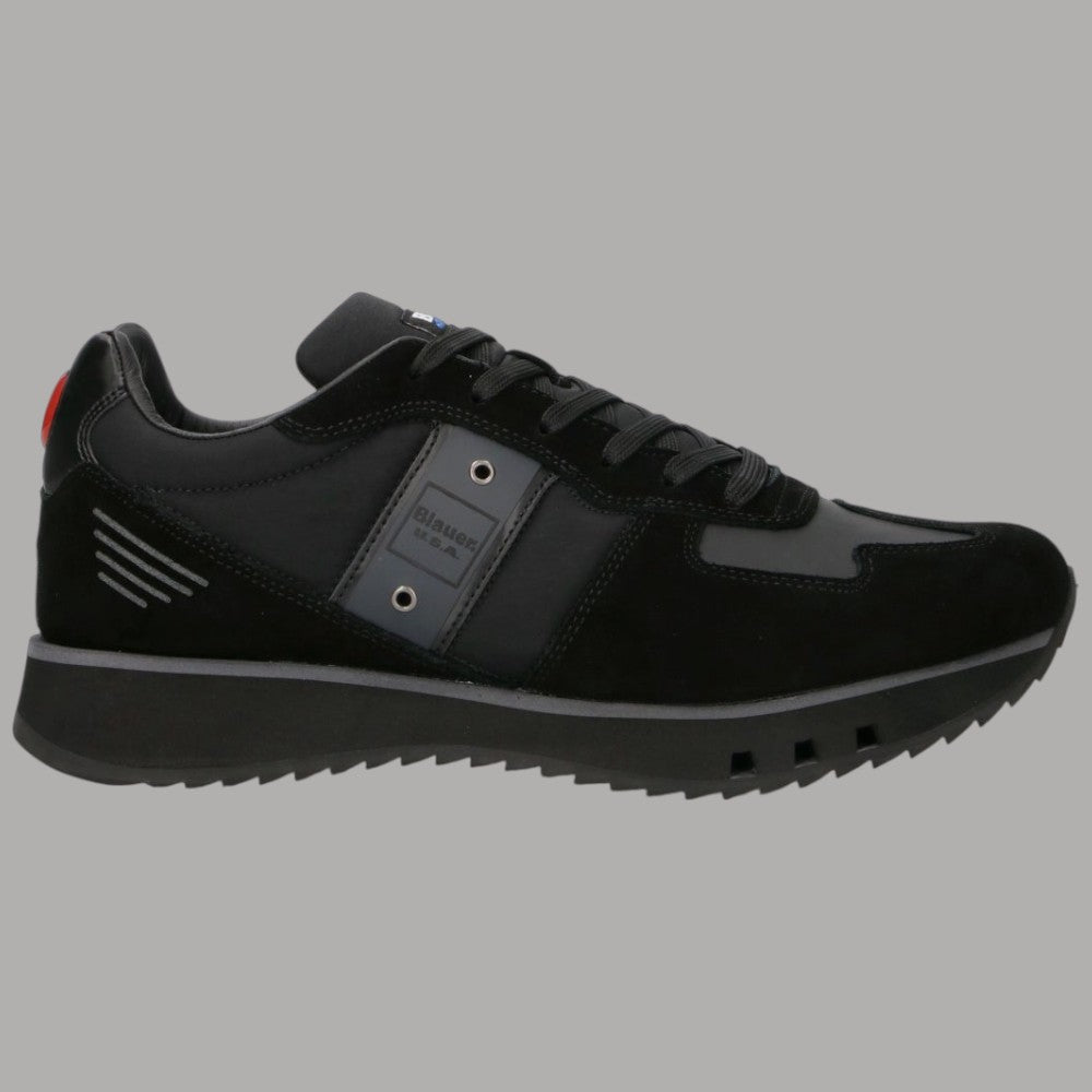 Blauer Sneakers Tokyo Nere, Pelle Scamosciata, Suola EVA Comfort - Prodotti di Classe