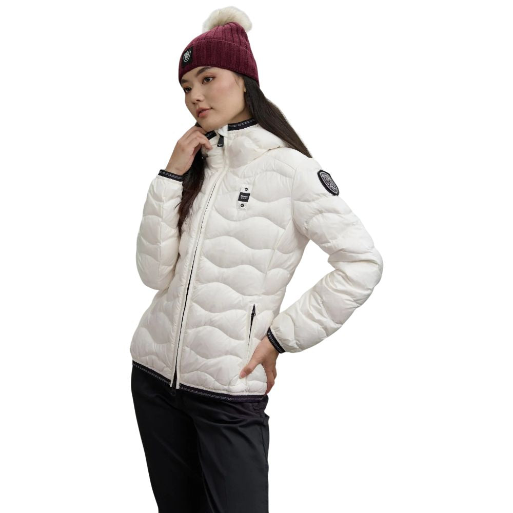 Blauer piumino bianco Camelia 25WBLDC03095 Giubbini Blauer