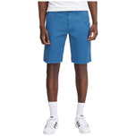 Bermuda chino blu royal con tasche laterali e passanti in vita