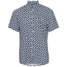 Blend camicia manica corta bianca blu 20716384 Camicie Blend