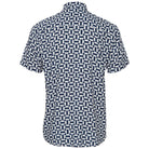 Blend camicia manica corta bianca blu 20716384 Camicie Blend