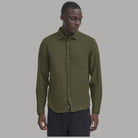 Blend camicia verde in caldo cotone BENT 20718445 - Prodotti di Classe