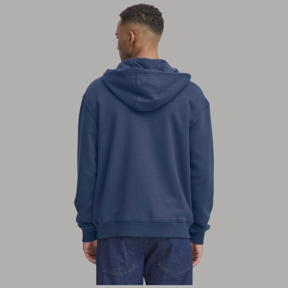 Blend felpa con zip e cappuccio dress blu JUSTE 20718483 - Prodotti di Classe