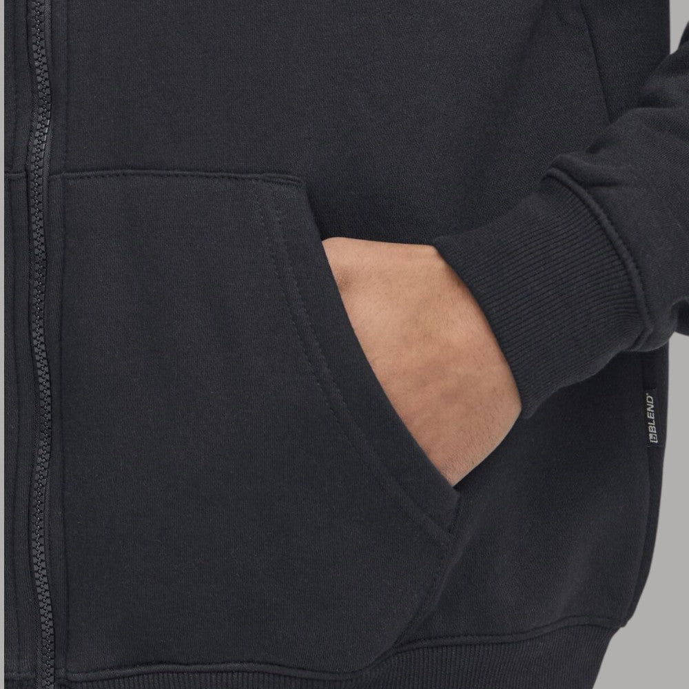 Blend felpa con zip e cappuccio dress blu JUSTE 20718483 - Prodotti di Classe