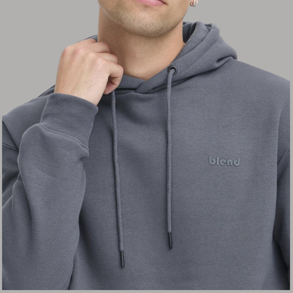 Blend felpa grigio iron con cappuccio DOWNTON 20712536 - Prodotti di Classe