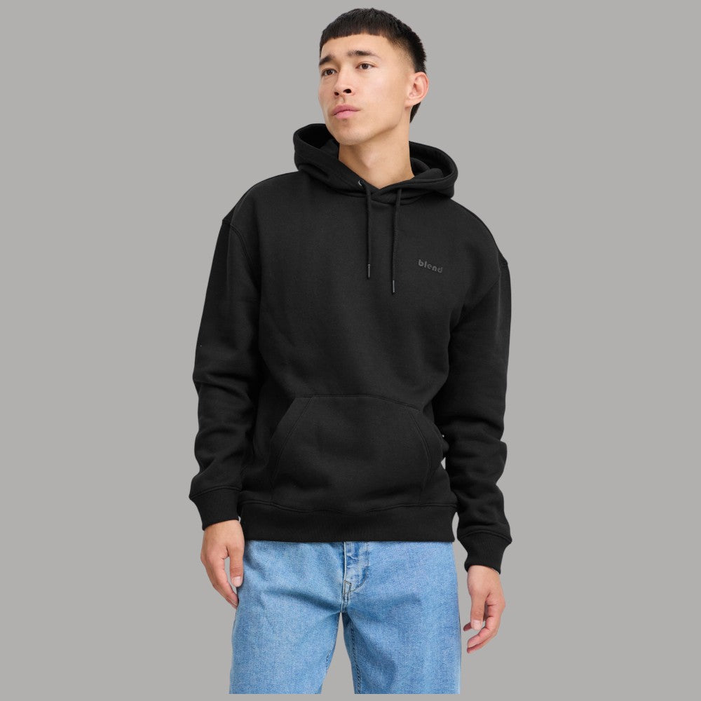 Blend felpa nera con cappuccio DOWNTON 20712536 - Prodotti di Classe