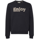 Blend felpa nera con stampa 20717186 Felpe Blend