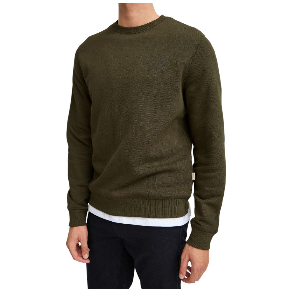 Blend felpa verde con stampa 20717208 Felpe Blend