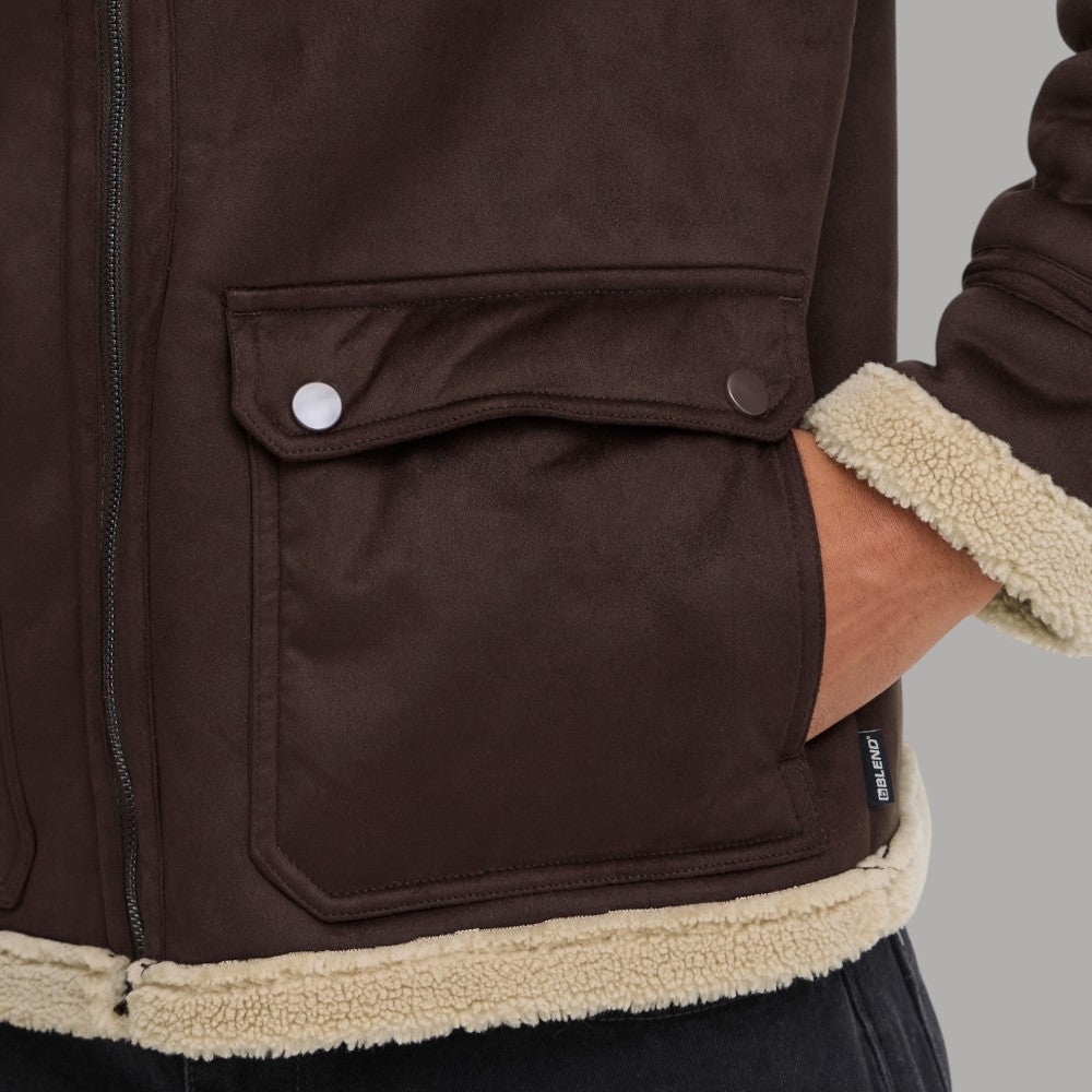 Blend giacca eco montone marrone BHFISCHER 20720064 - Prodotti di Classe