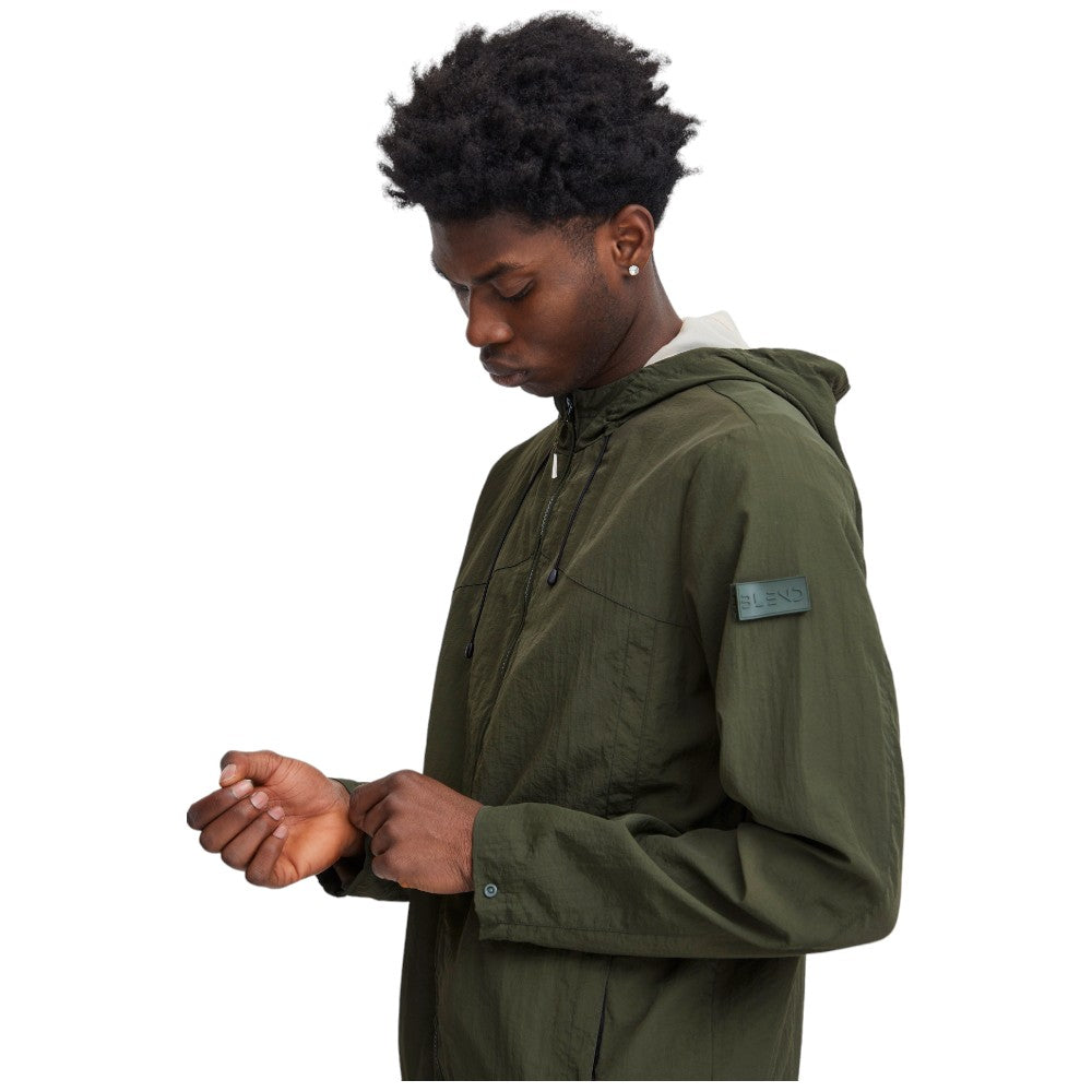 Blend giacca giubbino primaverile verde militare 20716612 Giubbini Blend