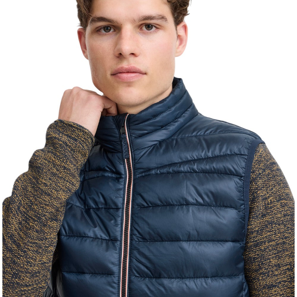 Blend Gilet Uomo Senza Maniche In Nylon - Con Cerniera, Lavabile In Lavatrice - 3