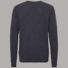 Maglione scuro BAGGE da uomo: retro con girocollo e maniche lunghe