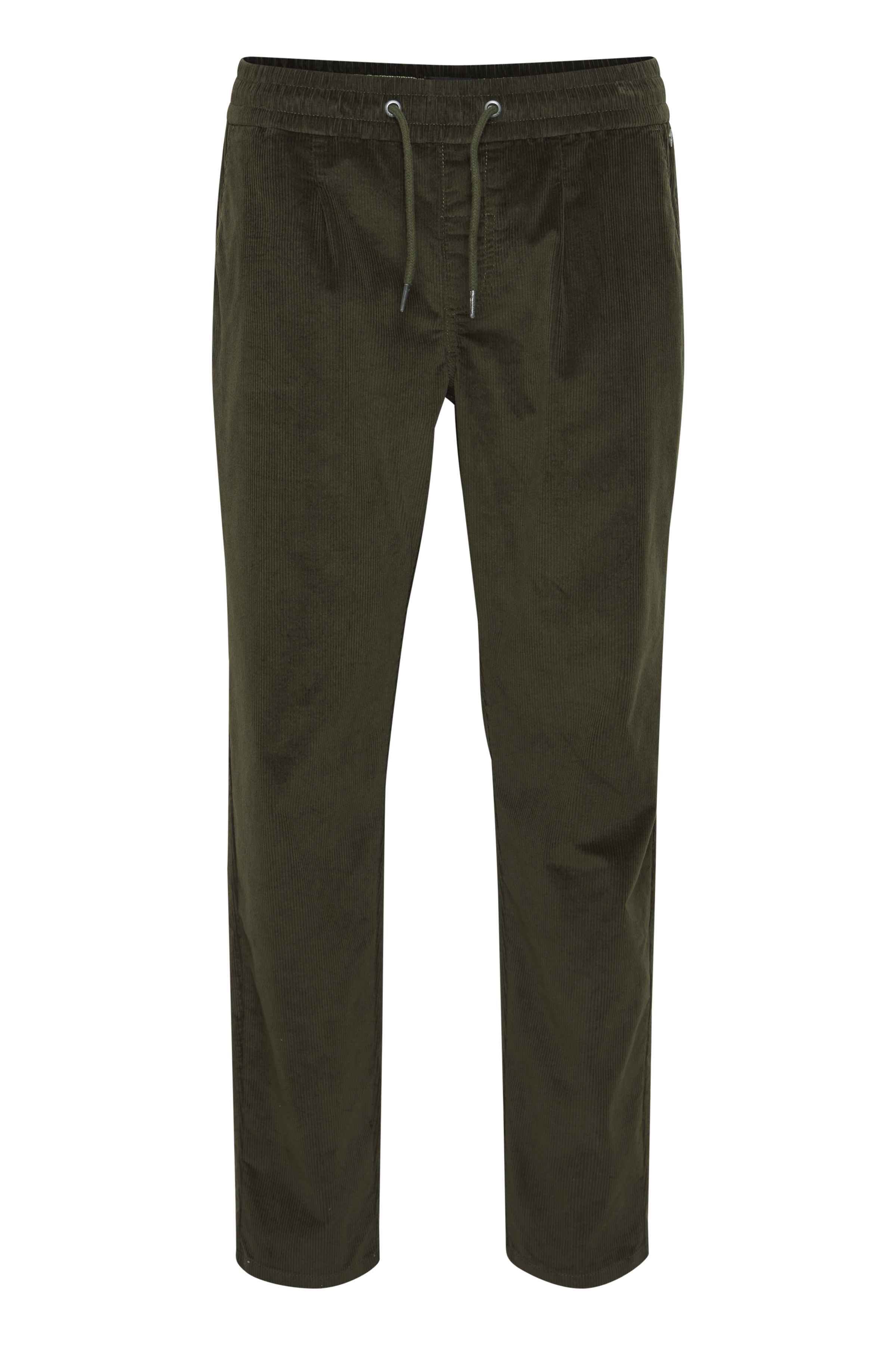 Blend pantaloni a coste verde con elastico 20716615 Pantaloni Blend
