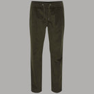 Blend pantaloni a coste verde con elastico 20716615 - Prodotti di Classe