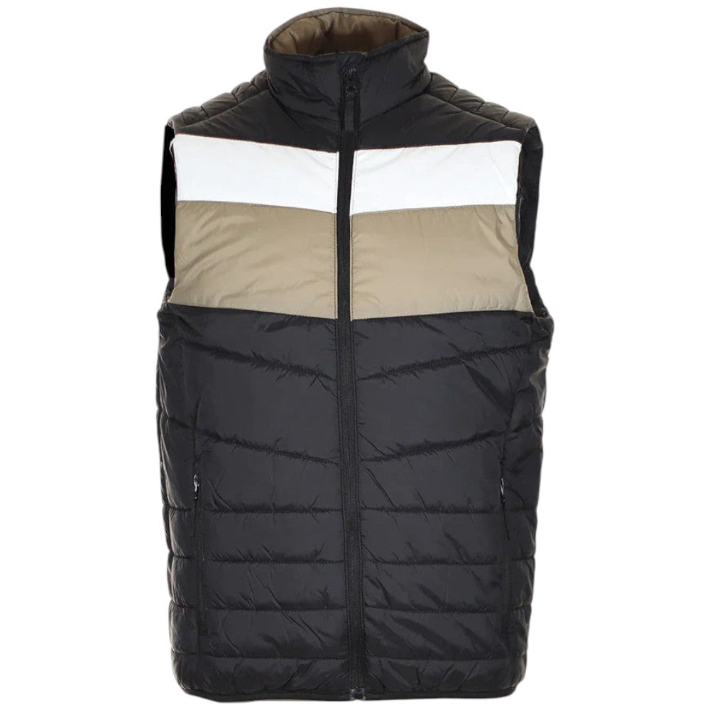Blend piumino smanicato nero beige Giubbini Blend