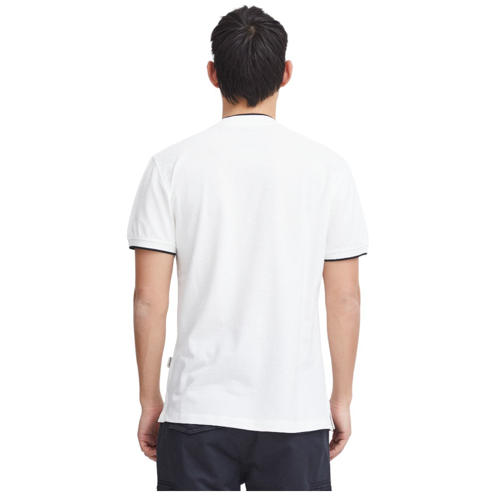 Blend polo bianca senza colletto 20716467 Polo Blend