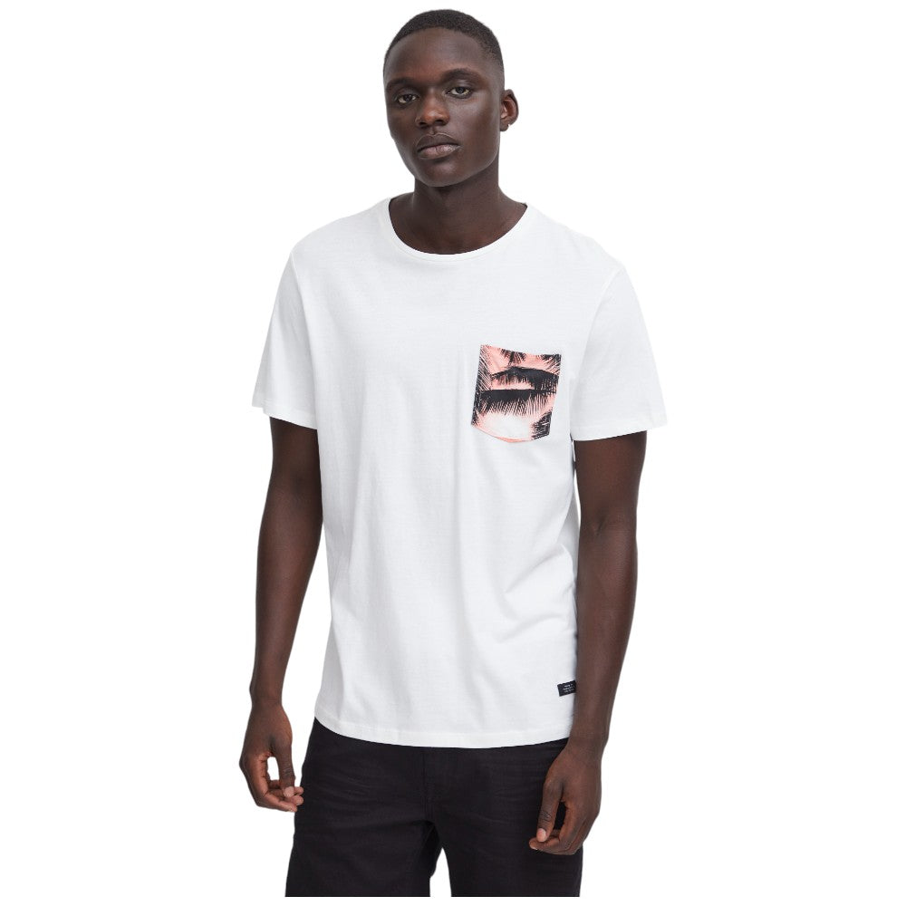 Blend t-shirt bianca con taschino 20716508 T-shirt Blend