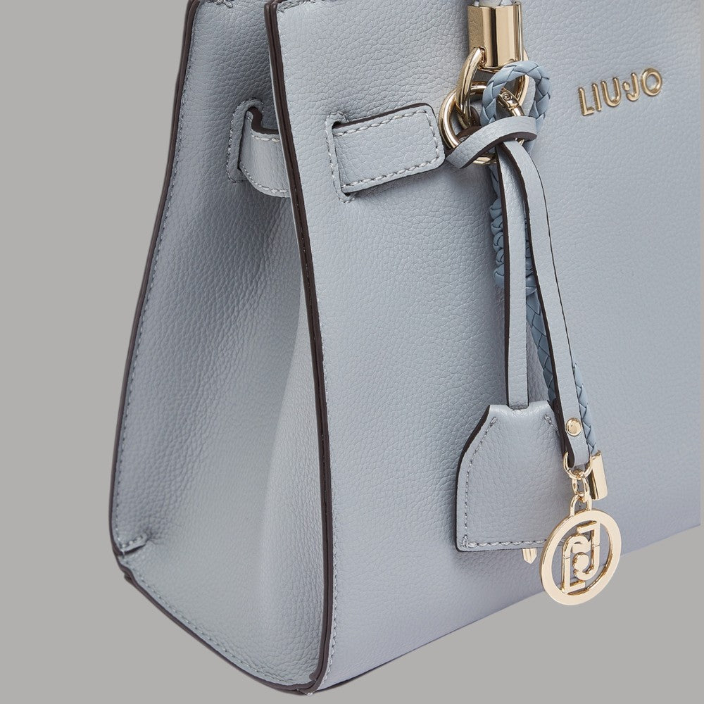 Borsa Liu Jo Satchel Panna con Charm e Tracolla Removibile - Prodotti di Classe