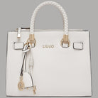 Borsa Liu Jo Satchel Panna con Charm e Tracolla Removibile - Prodotti di Classe