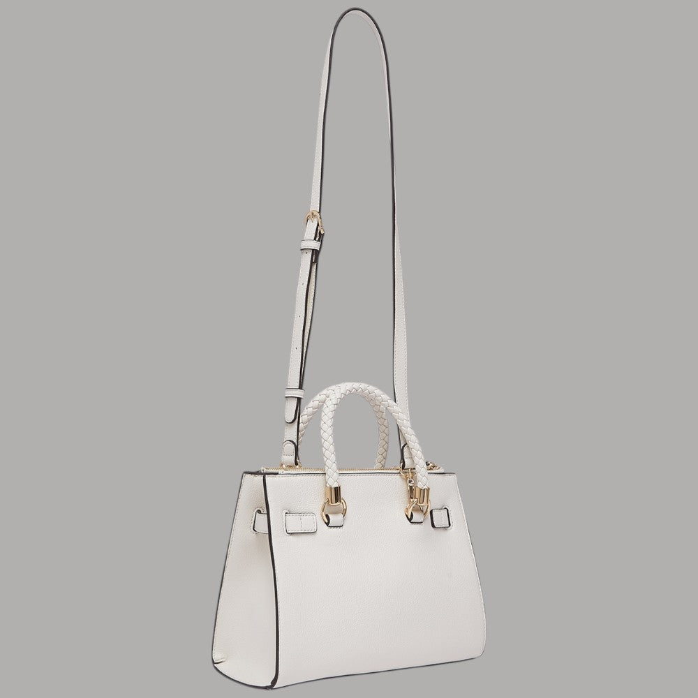 Borsa Liu Jo Satchel Panna con Charm e Tracolla Removibile - Prodotti di Classe