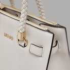Borsa Liu Jo Satchel Panna con Charm e Tracolla Removibile - Prodotti di Classe