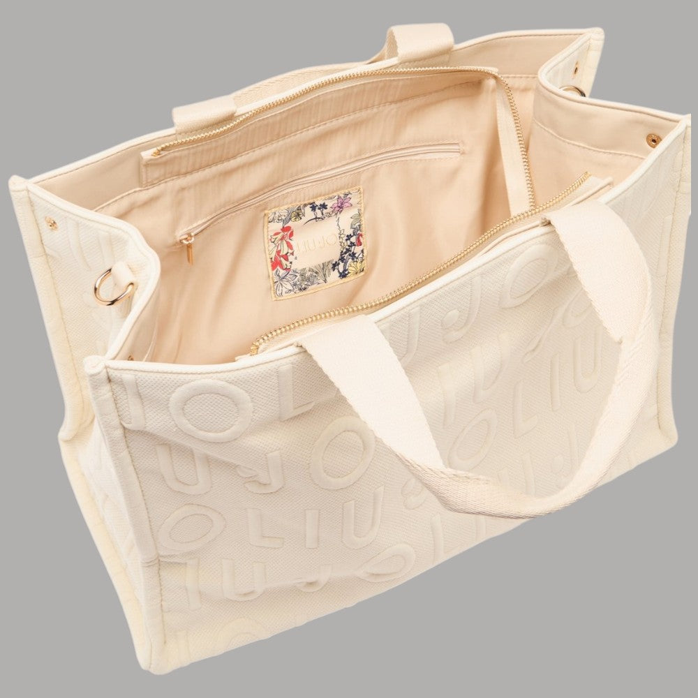 Borsa Liu Jo Tote Maglia con Tracolla Removibile e Pochette Zip - Prodotti di Classe