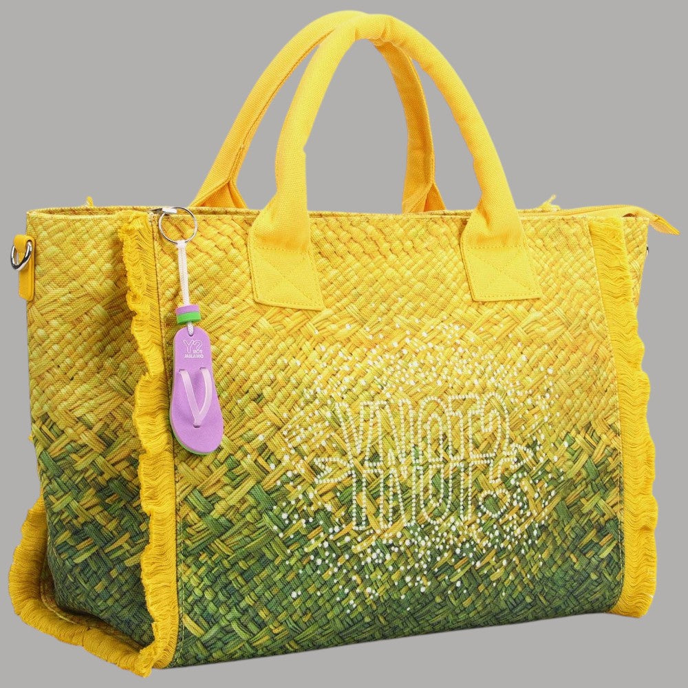 Borsa Mare YNot? Media MACAO con Frange e Tracolla Regolabile - Prodotti di Classe