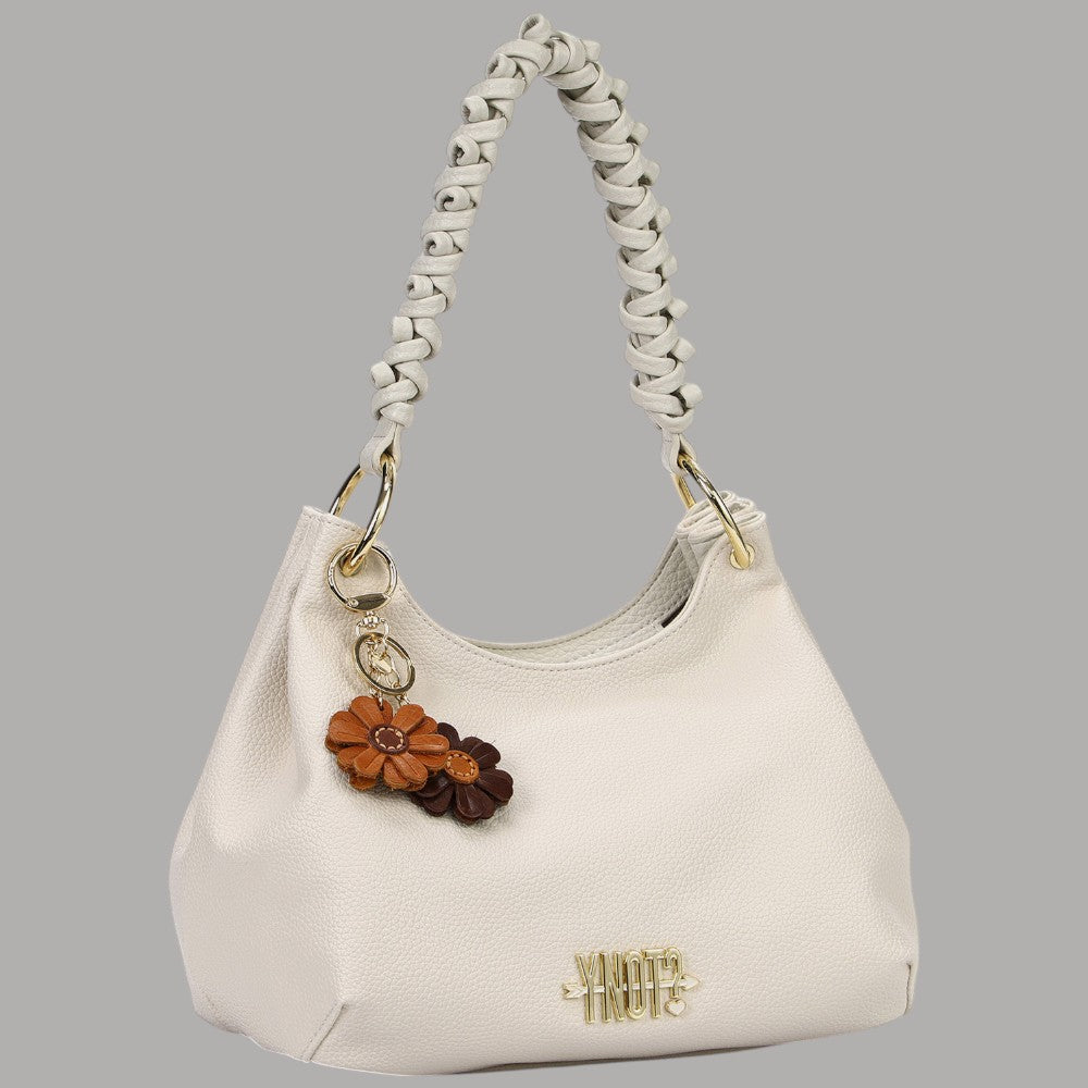 Borsa Hobo YNOT? Metro Chic Con Stampa Cane E Gatto – Chiusura Zip, Tracolla Regolabile E Removibile