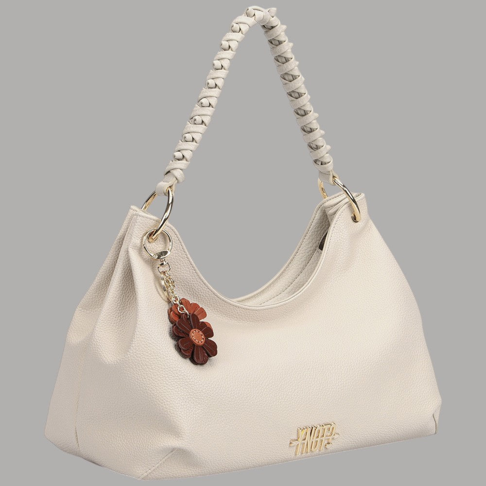 Borsa Ynot Zante Hobo Grande Eco Pelle con Charm Rimovibile - Prodotti di Classe