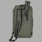 Borsa a zaino Travelite BRIIZE idrorepellente verde oliva con tasca laterale e spallacci.