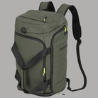 Zaino Travelite BRIIZE idrorepellente verde oliva con tasca frontale e zip.
