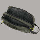Borsello da viaggio Trvelite BRIIZE verde oliva aperto: due vani interni con zip