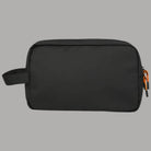 Borsello da viaggio Trvelite BRIIZE nero, logo frontale e zip laterale arancione