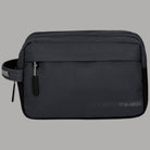 Borsello da viaggio Travelite antracite a doppio scomparto con due zip e tracolla