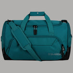 Borsone da viaggio Travelite petrolio con tracolla e tasche anteriori con zip